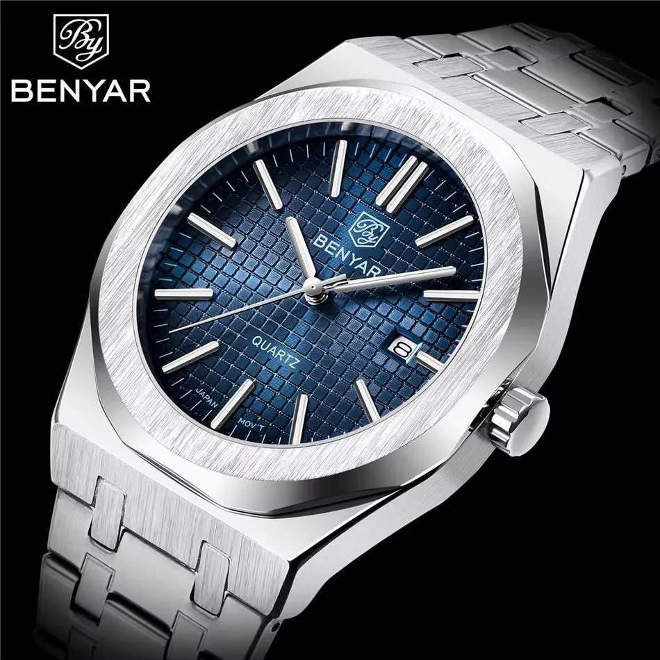 Benyar BY-5156 Silver-Blue, фото 4