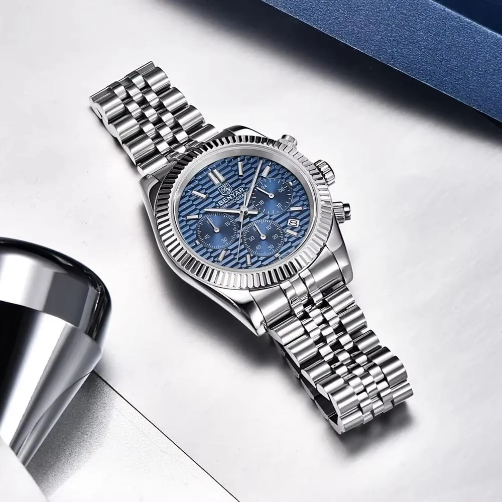 Benyar BY-S001 Silver-Blue, фото 3