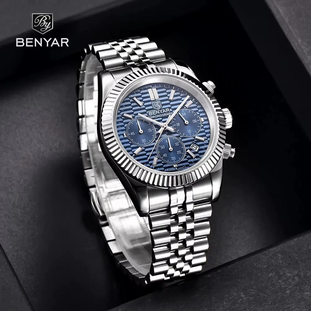 Benyar BY-S001 Silver-Blue, фото 5
