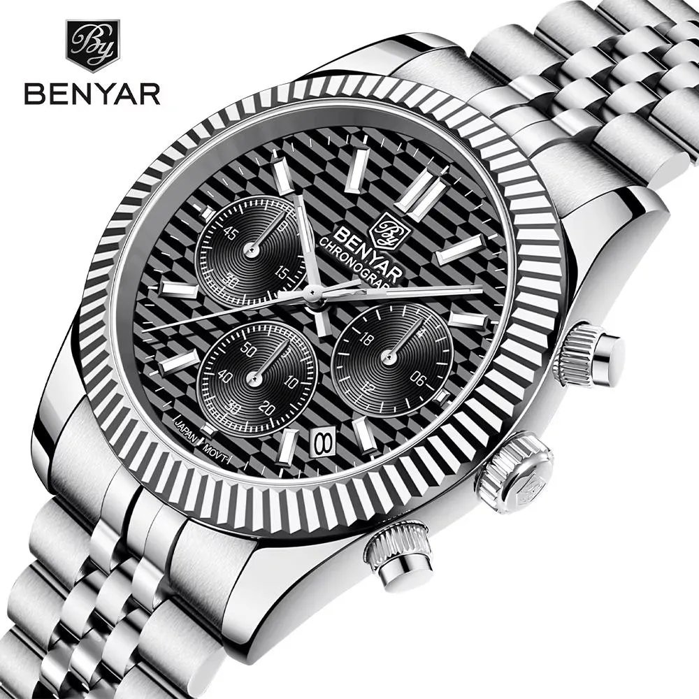 Benyar BY-S001 Silver-Black, фото 3