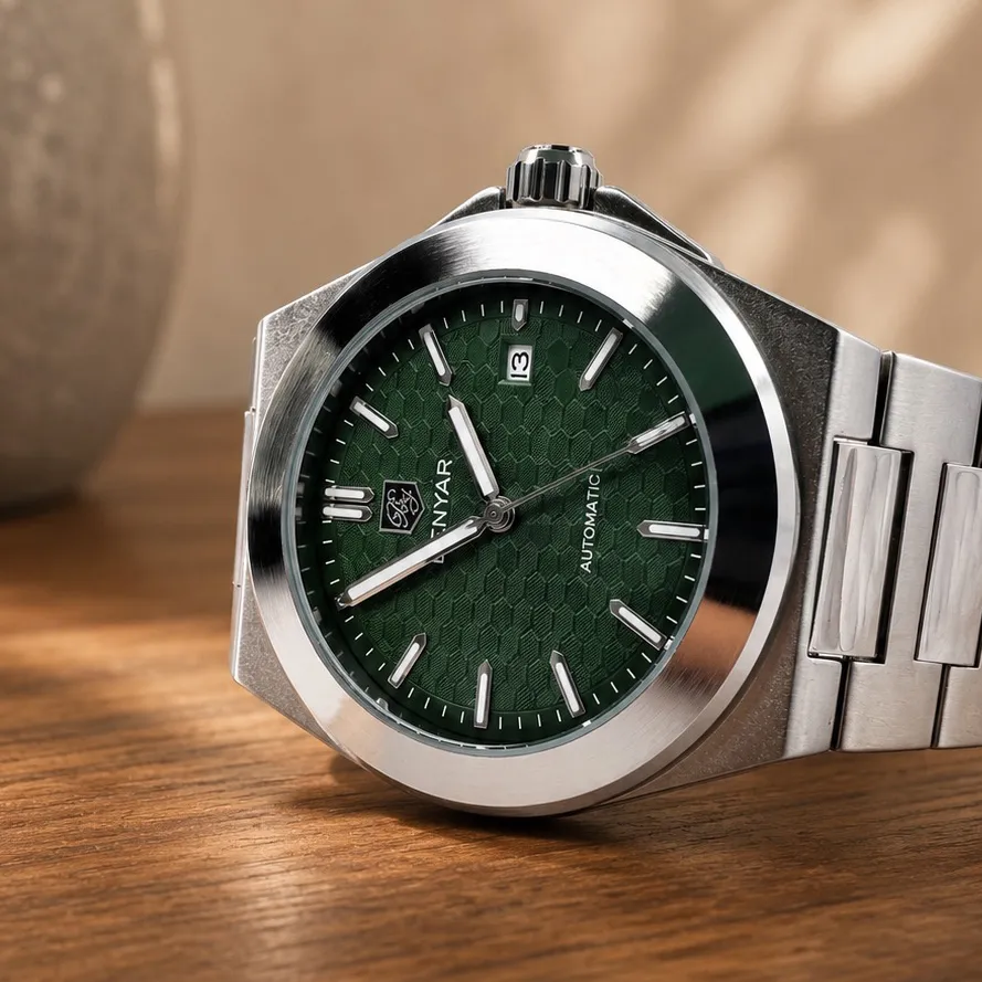 Benyar BY-5219 Silver-Green, фото 2