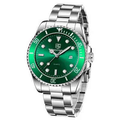 Benyar Чоловічий наручний годинник Benyar BY-5223 Silver-Green