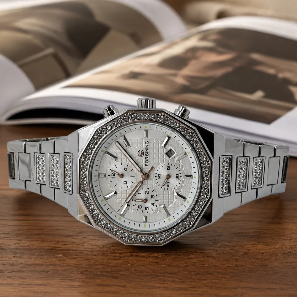 Forsining 8314 Silver-White Steel, фото 2