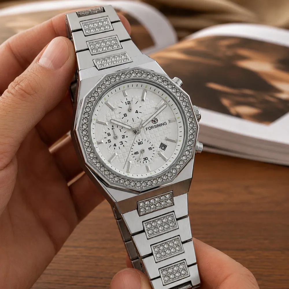 Forsining 8314 Silver-White Steel, фото 3