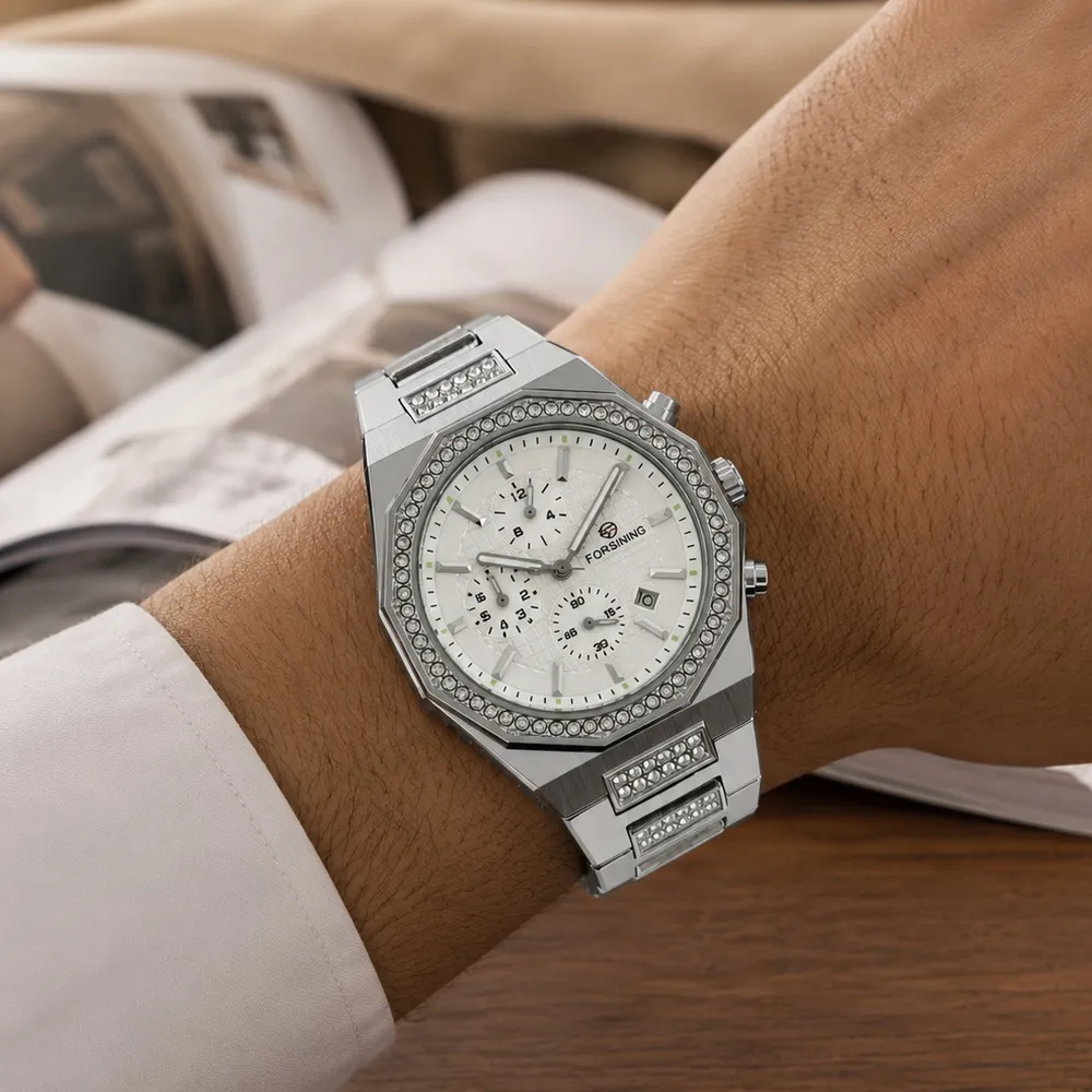 Forsining 8314 Silver-White Steel, фото 4