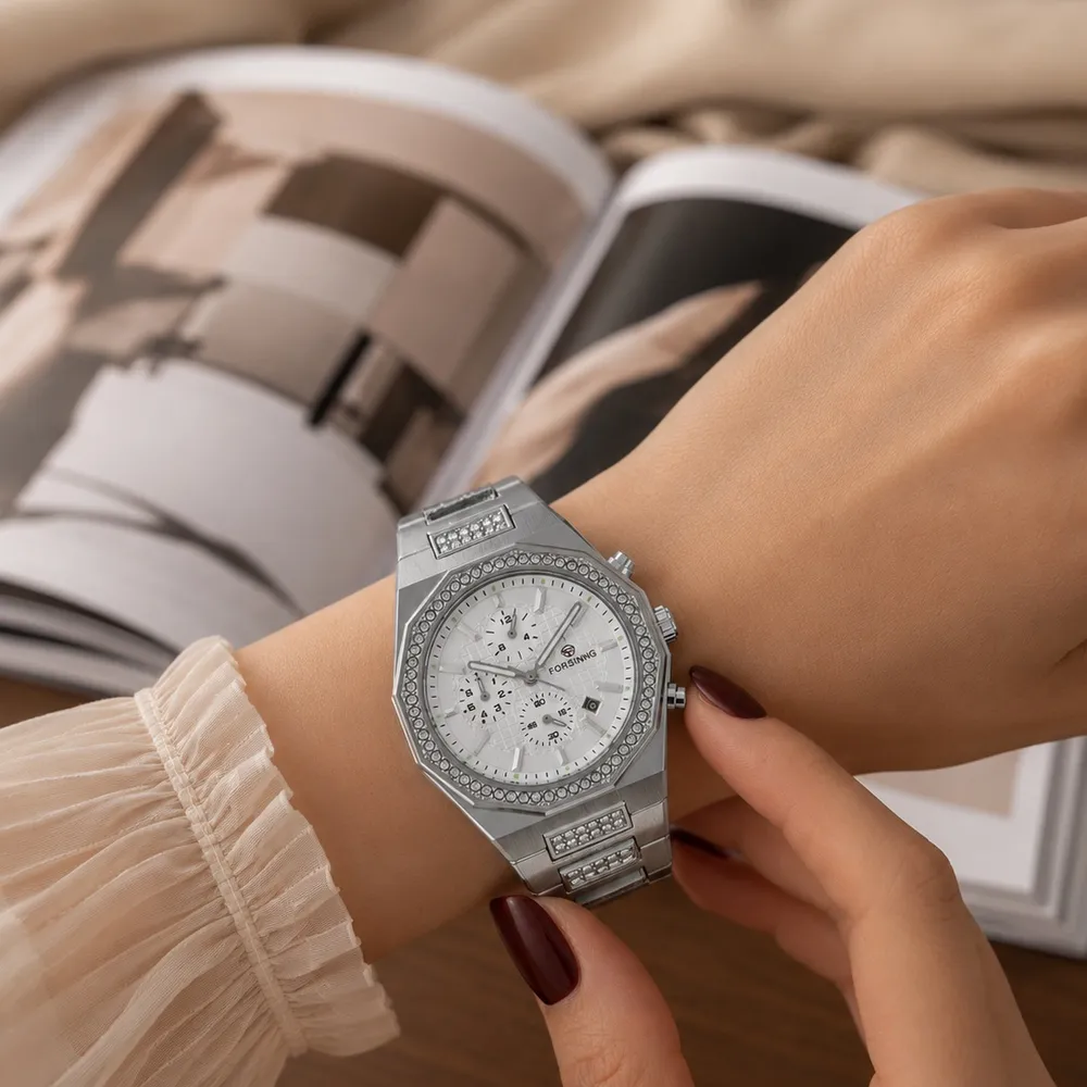 Forsining 8314 Silver-White Steel, фото 5