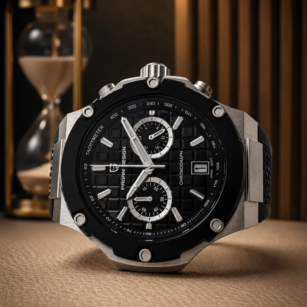 Pagani Design PD-YS032 Silver-Black-Black Rubber, фото 2