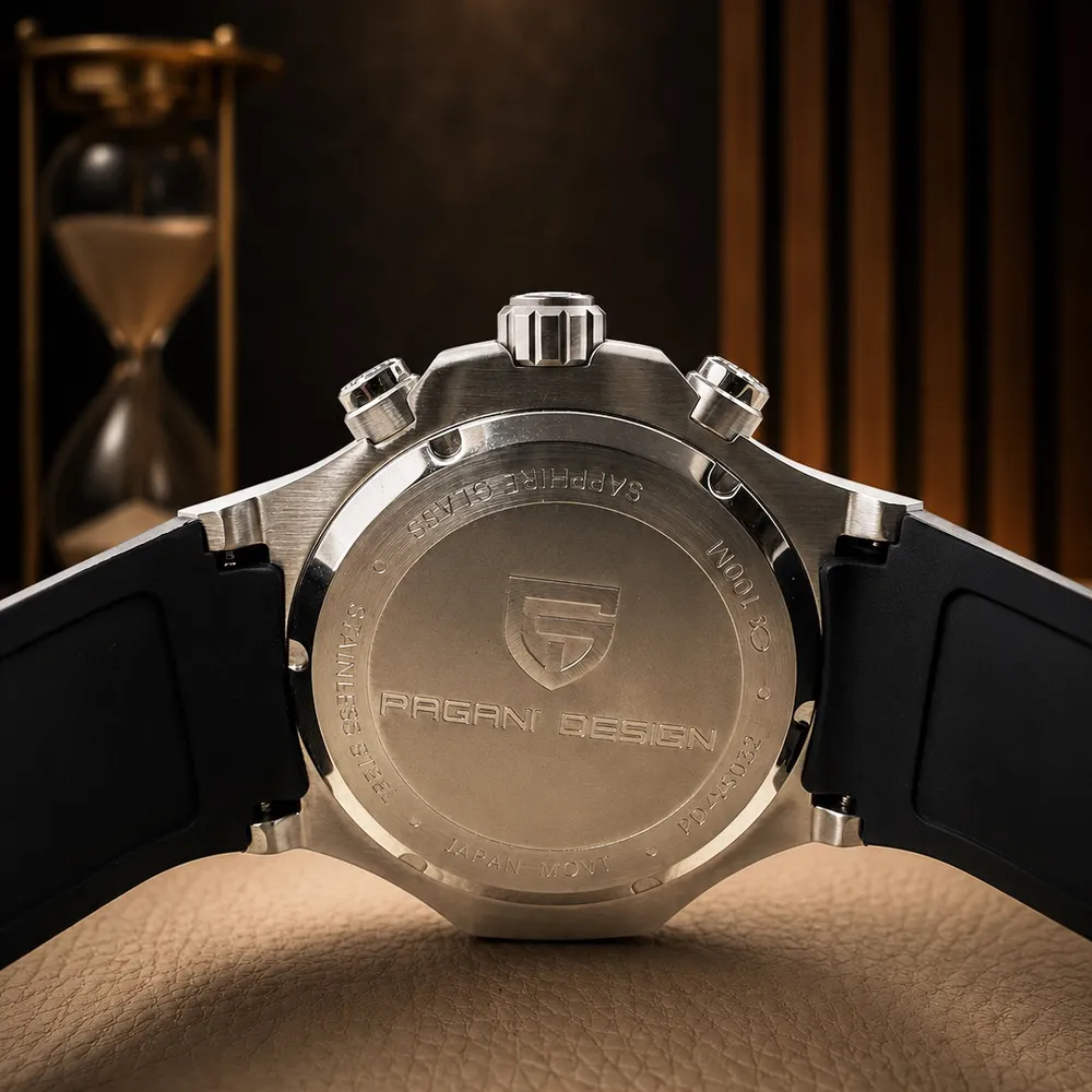 Pagani Design PD-YS032 Silver-Black-Black Rubber, фото 6