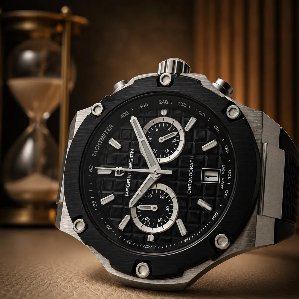 Pagani Design PD-YS032 Silver-Black-Black Rubber, фото 7