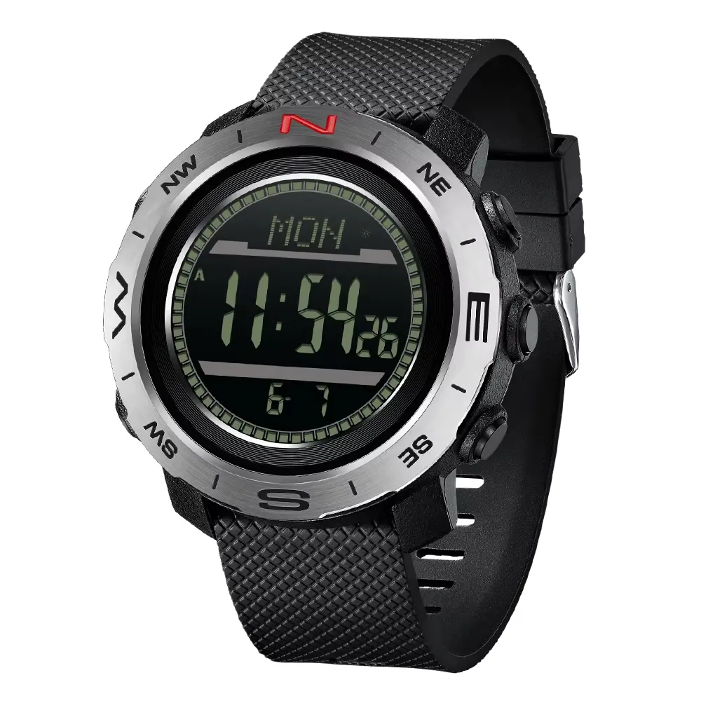 Sanda Тактичний чоловічий годинник Sanda 5106 Black-Silver