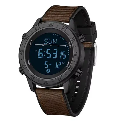 Sanda Наручний годинник Sanda 2218 Silicone Black-Brown