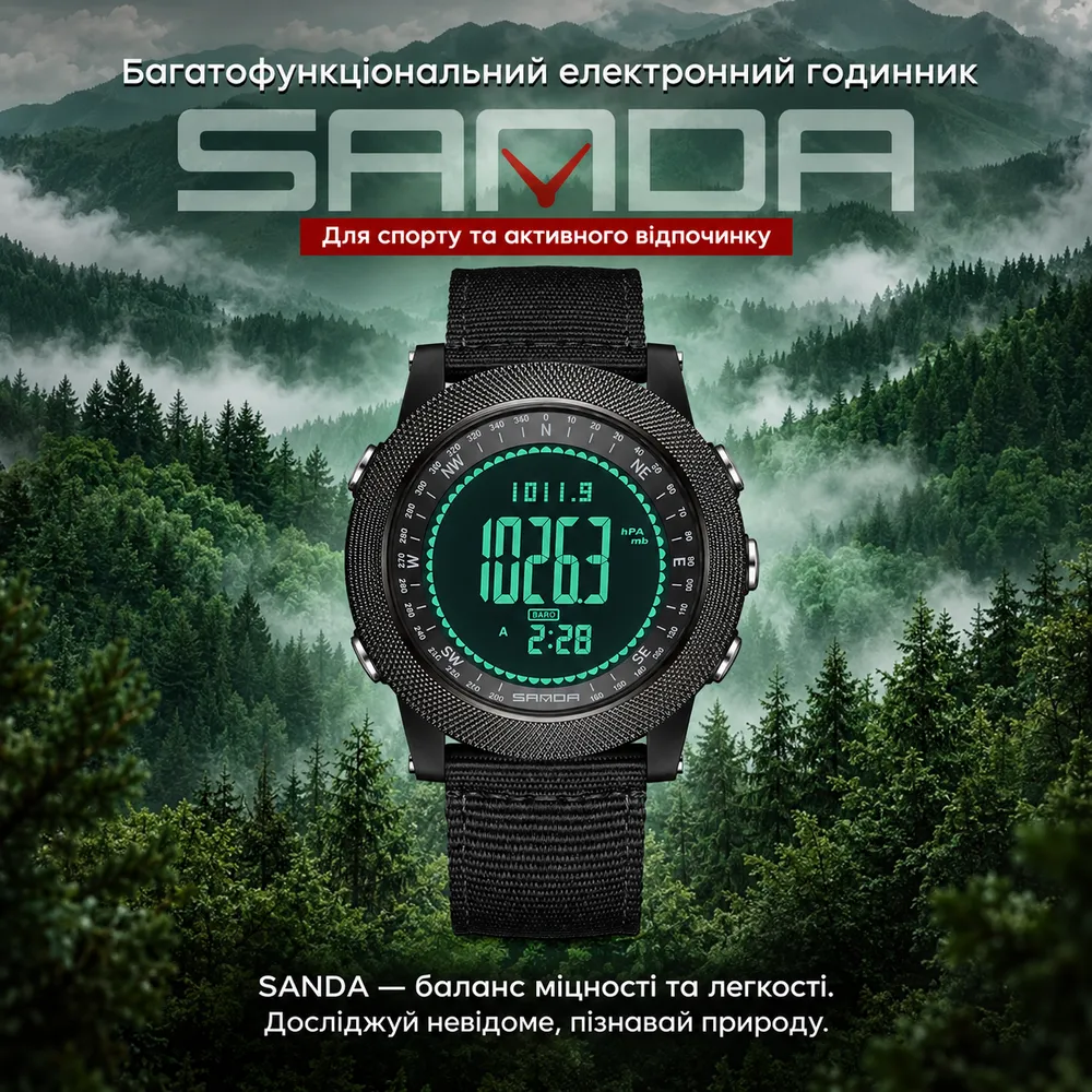 Sanda 6369 Nylon Army Green, фото 6