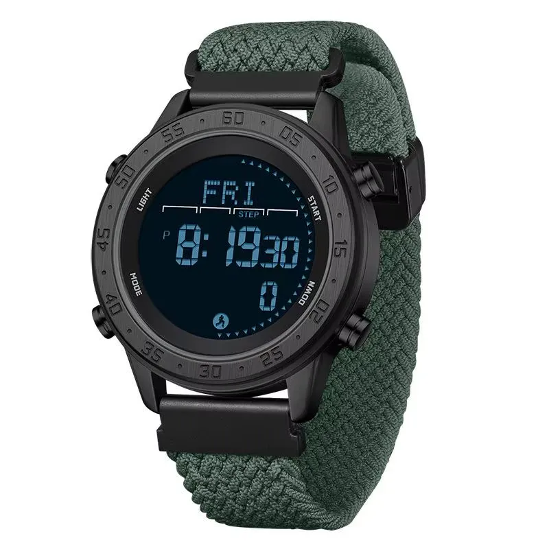 Sanda Тактичний чоловічий годинник Sanda 2218 Nylon Black-Green