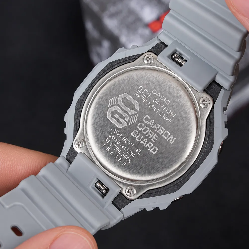 Casio G-SHOCK GA-2110ET-8A сірий протиударний, фото 3